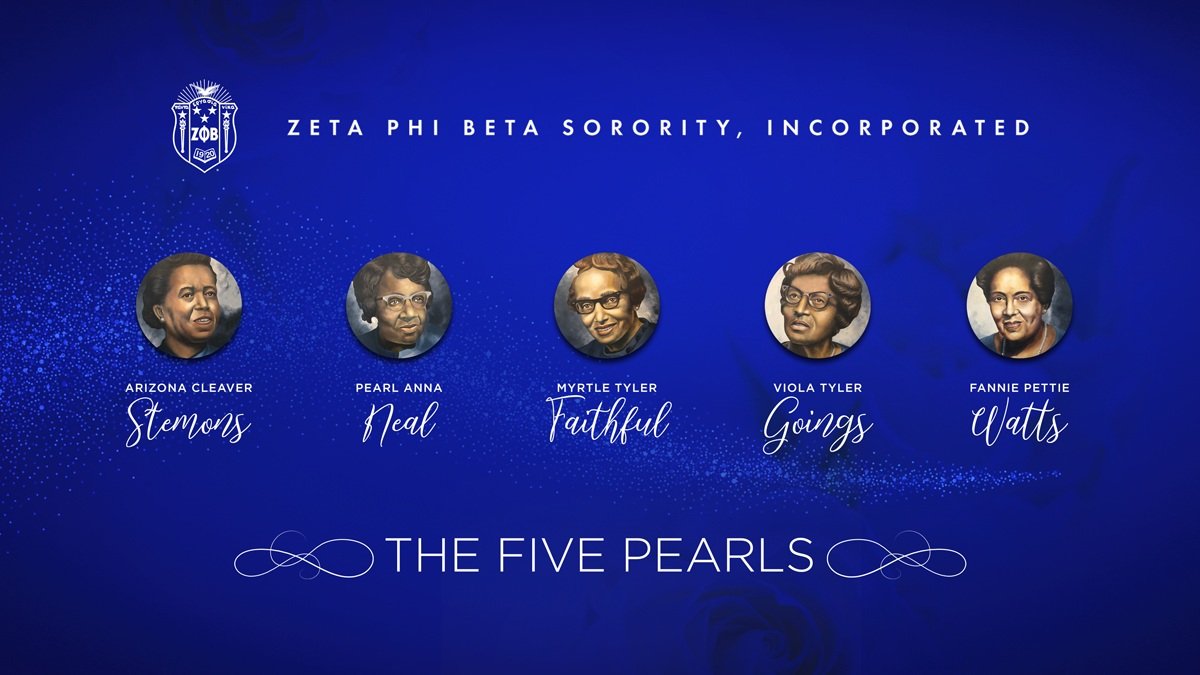 Five pearls of zeta phi beta