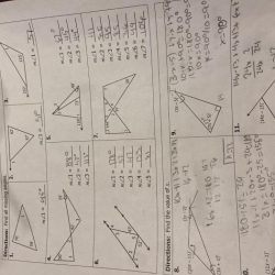 Geometry unit 4 study guide answer key