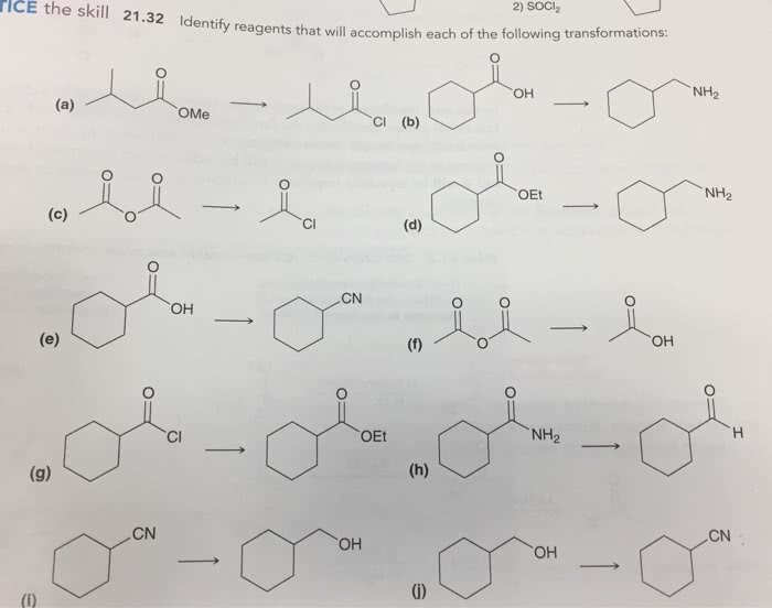 Suggest reagents that would achieve the following transformation