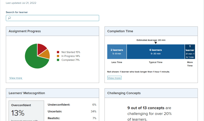 Smartbook 2.0 allows you to start your active learning