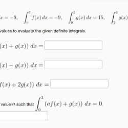 Use these values to evaluate the given definite integrals