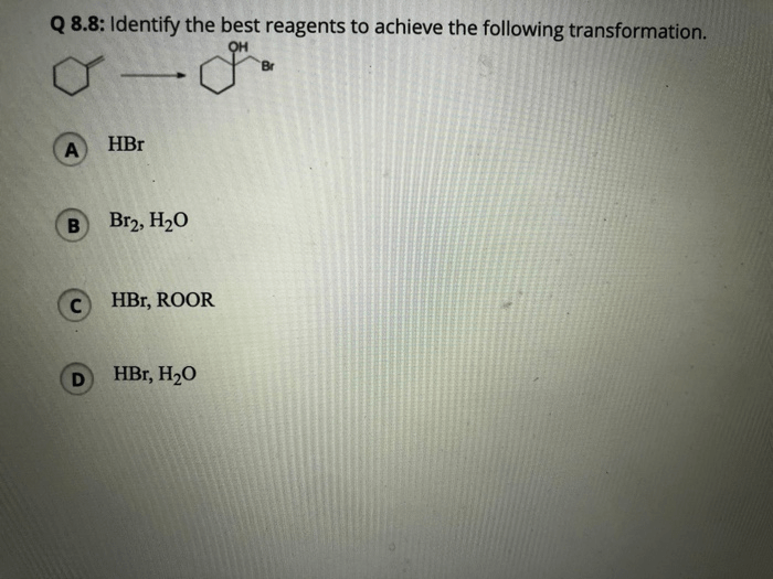 Suggest reagents that would achieve the following transformation