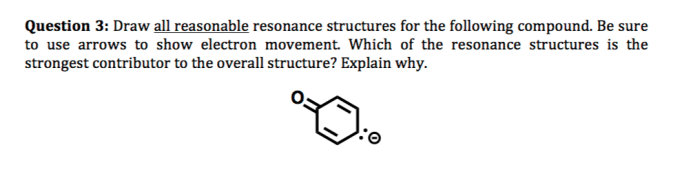 Resonance structures reasonable draw shown process accurately describes term solved show below which most transcribed problem text been has